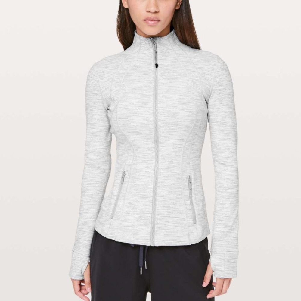 Lululemon Define Jacket Wee Are From Space Nimbus Battleship W4AWDS Size 10 Grey